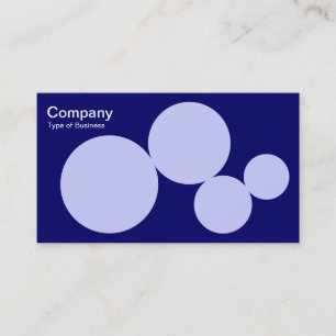 Carte De Visite Circle Series - Poudre Blue Dp Navy