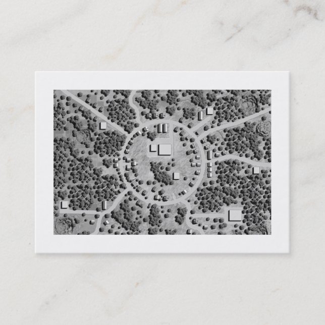 Carte De Visite Circleville, Mini-Oeuvre (Devant)
