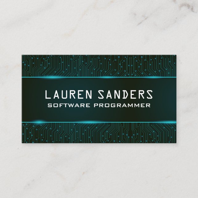 Carte De Visite Circuit Board | Technologie (Devant)