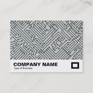 Carte De Visite Circuiterie - Noir sur Gris c6cbcc