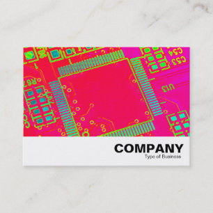 Carte De Visite Circuitrie Abstraite colorée