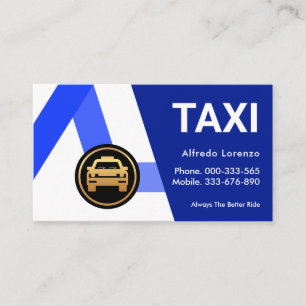 Carte De Visite Circuits de taxis bleus Partager