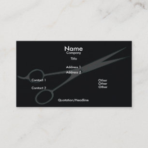 Carte De Visite Ciseaux