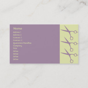 Carte De Visite Ciseaux - Business