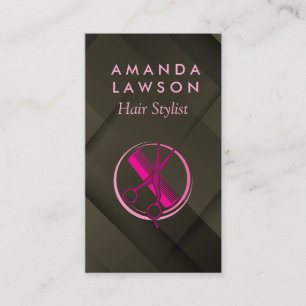 Carte De Visite Ciseaux Peigne Logo Coiffeur