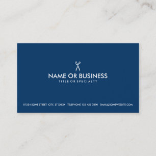 Carte De Visite ciseaux simples