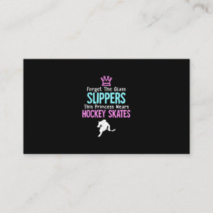 Carte De Visite Citation Cadeaux De Filles De Hockey Sur Glace