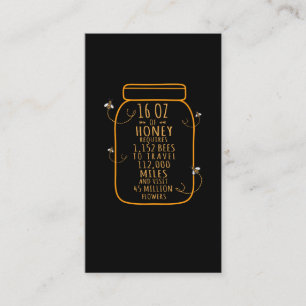 Carte De Visite Citation de l'apiculteur Miel