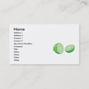 Carte De Visite citron vert
