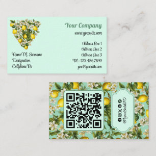 Carte De Visite Citrons