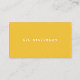 Carte de visite clair jaune clair
