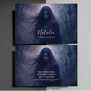 Carte De Visite Clairvoyant Psychique Moyen