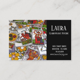 Carte De Visite Clairvoyant Tarot Psychique