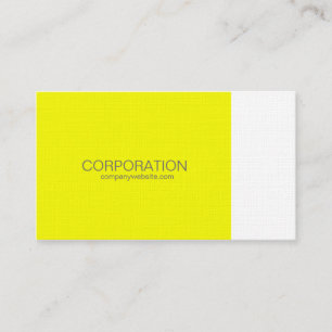 carte de visite classe jaune et blanc