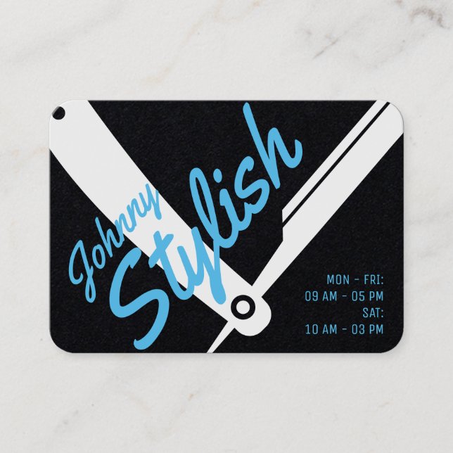 Carte De Visite Classic professional black out (Devant)