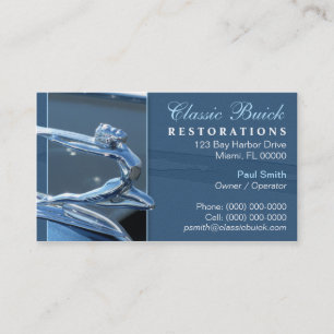 Carte de visite classique de Buick
