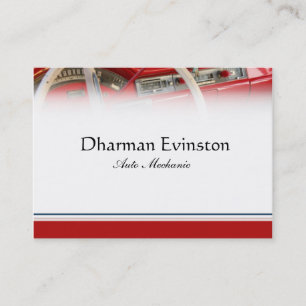 Carte de visite classique de voiture