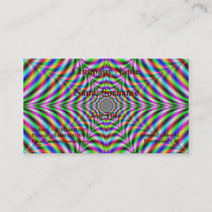 Carte de visite classique Douze points Psychédéliq