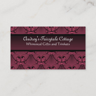 Carte de visite classique en verre, Bourgogne