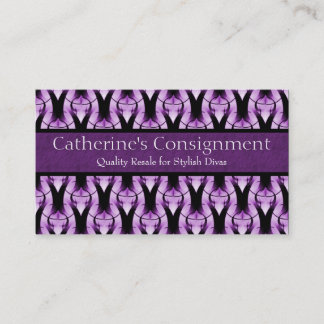 Carte de visite classique moderne, Parfait Plum