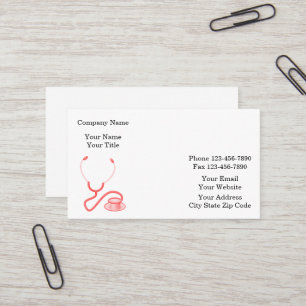 Carte De Visite Classy Medical 