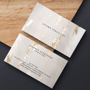 Carte De Visite Classy Modern Gold Foil Business Card
