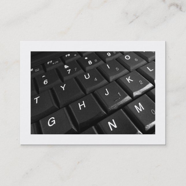 Carte De Visite Clavier 02 (bordé) (Devant)