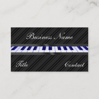 Carte De Visite Clavier de piano