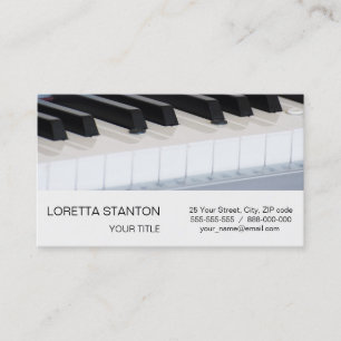 Carte De Visite Clavier synthétiseur