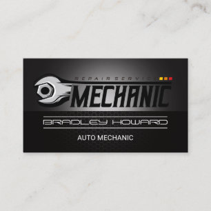Carte De Visite Clé de mécanicien Réparation de voiture