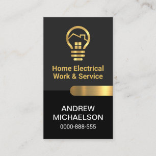 Carte De Visite Clé gris noir Couches or Onglet électrique
