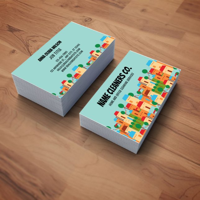 Carte De Visite Cleaning Service  (Créateur téléchargé)