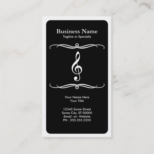 Carte De Visite clef triple de mod (Devant)
