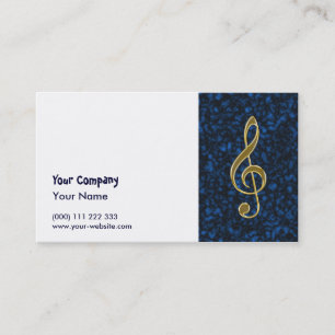 Carte De Visite Clef triple d'or