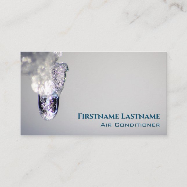 Carte De Visite Climatisation Expert Compresseur de refroidissemen (Devant)