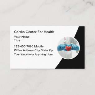 Carte De Visite Clinique de cardiologie Clinique médicale du cœur