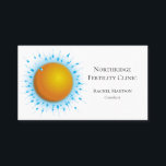 Carte De Visite Clinique Médicale de la Fertilité des Sciences<br><div class="desc">Un design sur le thème de la science médicale avec une image symbolisant la fertilité. Un design élégant et professionnel qui projette une image confiante et professionnelle. Conçu par Thisnotme©</div>