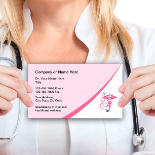 Carte De Visite Clinique médicale et de santé des femmes