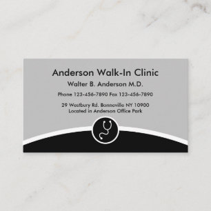 Carte De Visite Clinique Médicale Sans Rendez-Vous