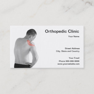 Carte De Visite clinique orthopédique