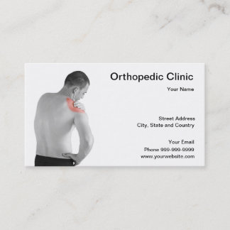 Carte De Visite clinique orthopédique