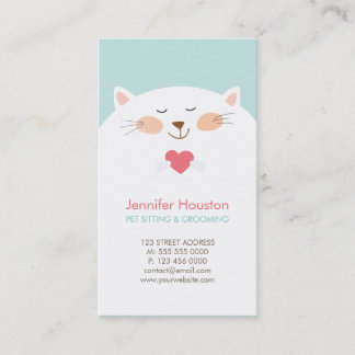 Carte De Visite Clinique se reposante de vétérinaire d'animal