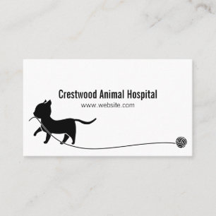 Carte De Visite Clinique vétérinaire pour refuge animalier