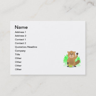 Carte De Visite Clipart de taupe