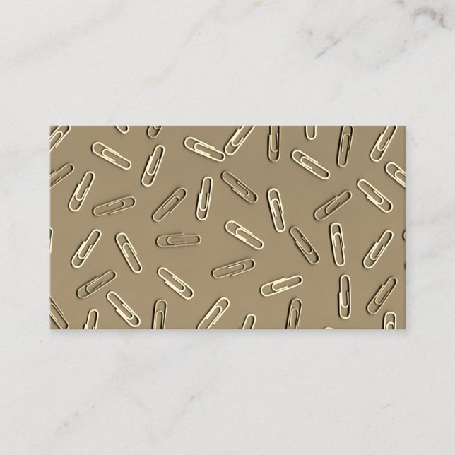 Carte De Visite Clips papier (Devant)