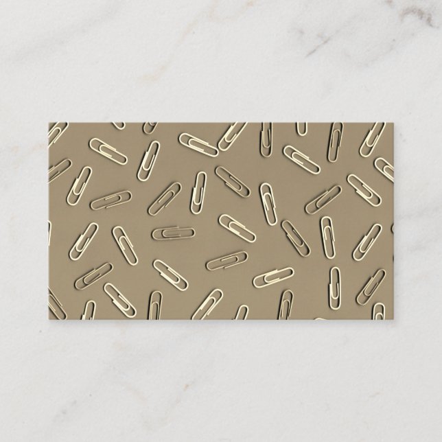 Carte De Visite Clips papier (Devant)