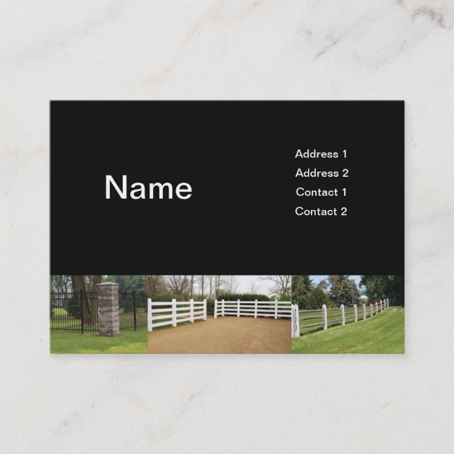 Carte De Visite clôture (Devant)