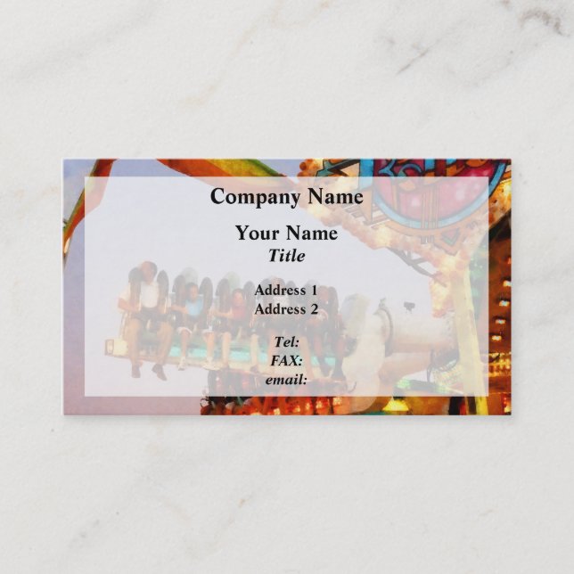 Carte De Visite Clôture de la course spatiale (Devant)