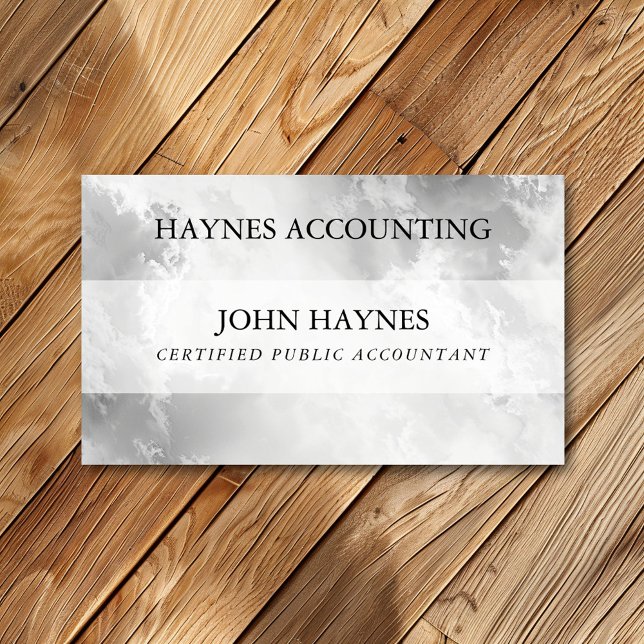 Carte De Visite Clouages blancs de préparation des déclarations co (Créateur téléchargé)