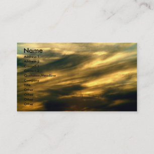 Carte De Visite Cloudscape